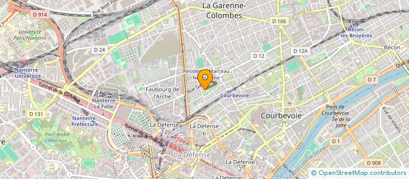 localisation de l'entreprise MONSIEUR SOFIANE IDABDERRAHMANE à COURBEVOIE