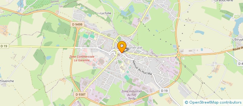 localisation de l'entreprise MONSIEUR SOFIANE JABEUR  LA CHATAIGNERAIE