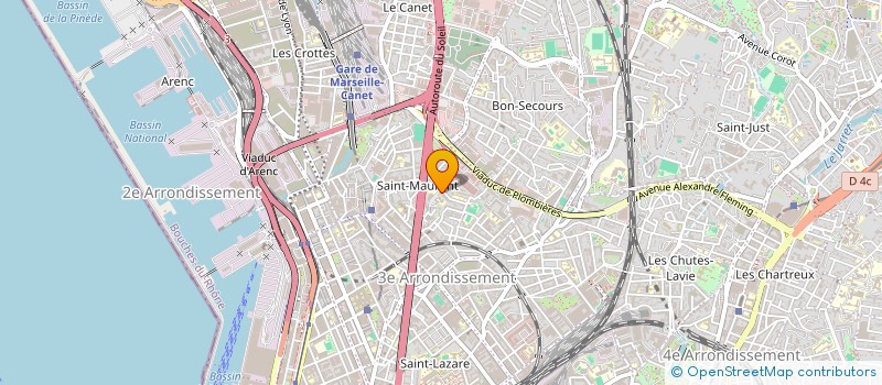 localisation de l'entreprise MONSIEUR SOFIANE KABLOUTI à MARSEILLE 3EME