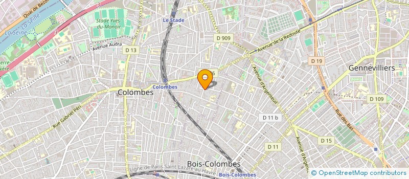 localisation de l'entreprise MONSIEUR SOFIANE KACI à COLOMBES