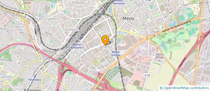 localisation de l'entreprise MONSIEUR SOFIANE KACI à MASSY