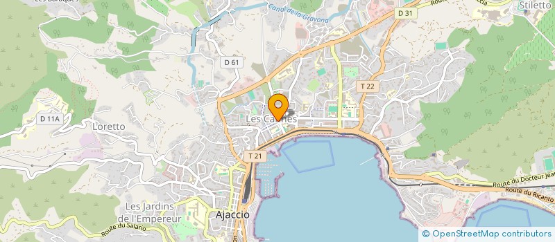 localisation de l'entreprise MONSIEUR SOFIANE KALLOUCH à AJACCIO