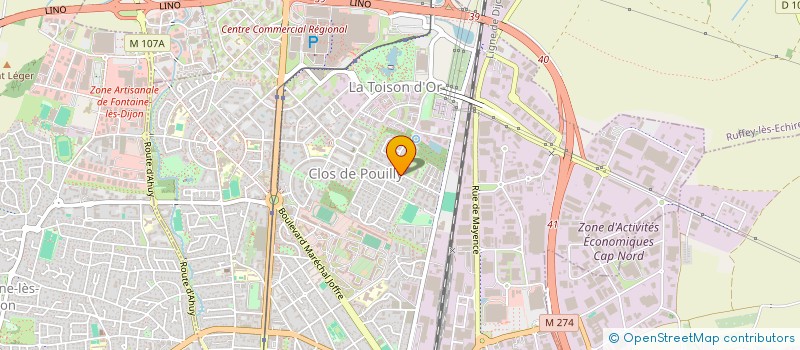 localisation de l'entreprise MONSIEUR SOFIANE KAMAL à DIJON