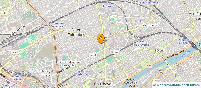 localisation de l'entreprise MONSIEUR SOFIANE KAMED à LA GARENNE-COLOMBES