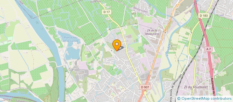 localisation de l'entreprise MONSIEUR SOFIANE KARKRI  SORGUES