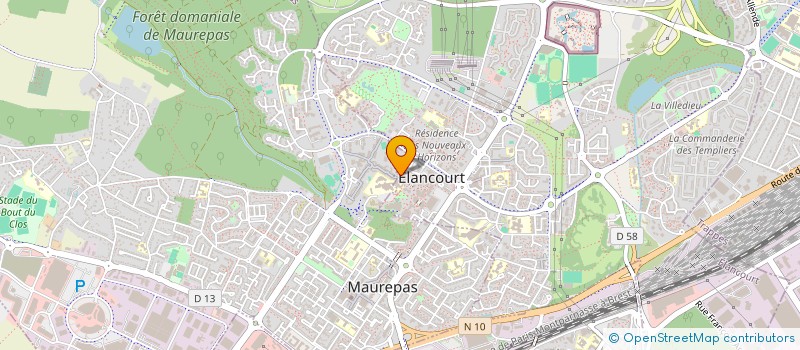 localisation de l'entreprise MONSIEUR SOFIANE KELAAOUI  ELANCOURT