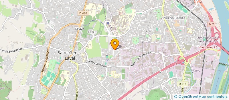 localisation de l'entreprise MONSIEUR SOFIANE KHALEF  SAINT-GENIS-LAVAL