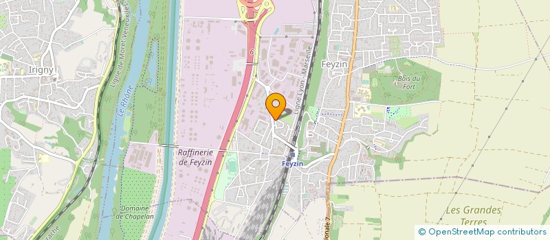 localisation de l'entreprise MONSIEUR SOFIANE KHORDJ  FEYZIN