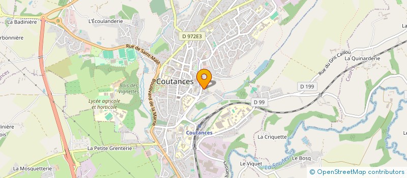localisation de l'entreprise MONSIEUR SOFIANE KICHOU  COUTANCES
