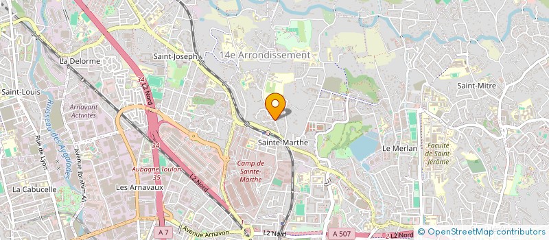 localisation de l'entreprise MONSIEUR SOFIANE LAKAMA à MARSEILLE 14EME