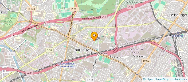 localisation de l'entreprise MONSIEUR SOFIANE LAMBERT à LA COURNEUVE