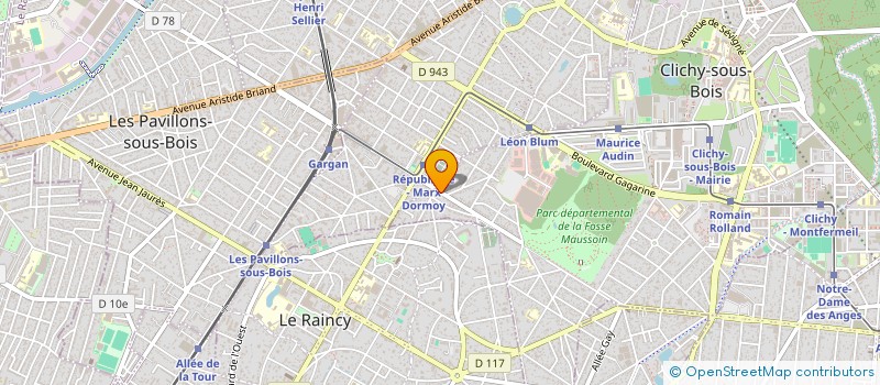 localisation de l'entreprise MONSIEUR SOFIANE LATROUS à CLICHY-SOUS-BOIS