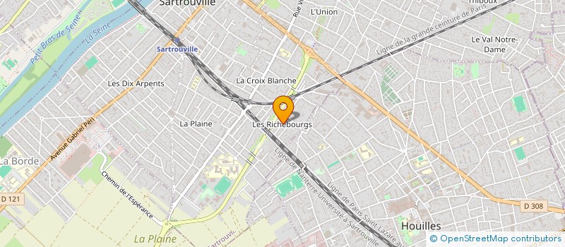 localisation de l'entreprise MONSIEUR SOFIANE LAZOURI à SARTROUVILLE