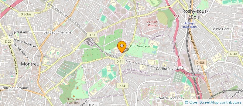 localisation de l'entreprise MONSIEUR SOFIANE LEROUL  MONTREUIL