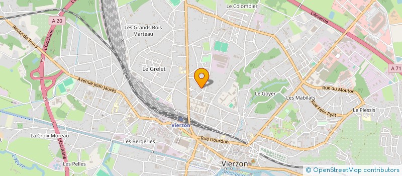 localisation de l'entreprise MONSIEUR SOFIANE LIZEE  VIERZON