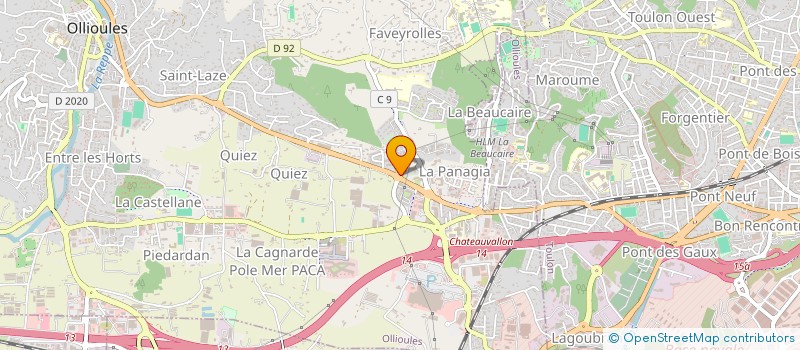 localisation de l'entreprise MONSIEUR SOFIANE LOUKKAL  OLLIOULES