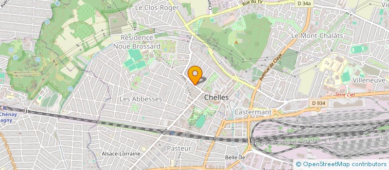 localisation de l'entreprise MONSIEUR SOFIANE MAAMERI  CHELLES