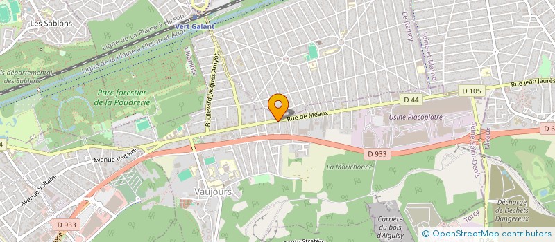 localisation de l'entreprise MONSIEUR SOFIANE MACHINET  VAUJOURS