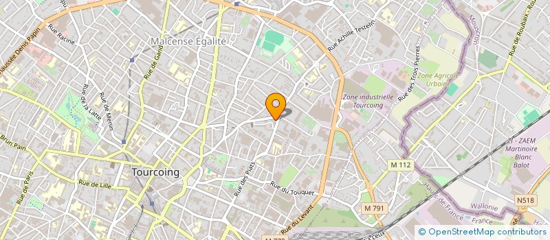 localisation de l'entreprise MONSIEUR SOFIANE MAHDI à TOURCOING
