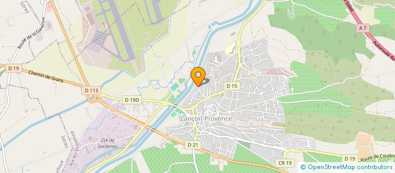 localisation de l'entreprise MONSIEUR SOFIANE MAHFOUDH  LANCON-PROVENCE