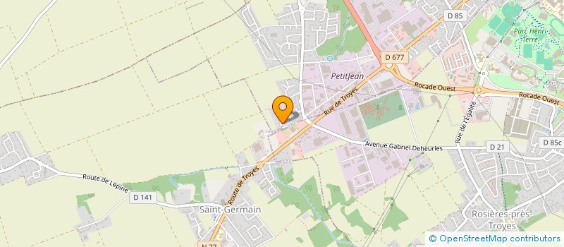 localisation de l'entreprise MONSIEUR SOFIANE MAHJOUB  SAINT-ANDRE-LES-VERGERS