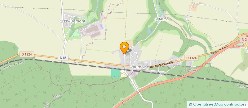 localisation de l'entreprise MONSIEUR SOFIANE MARTIN  VAUMOISE