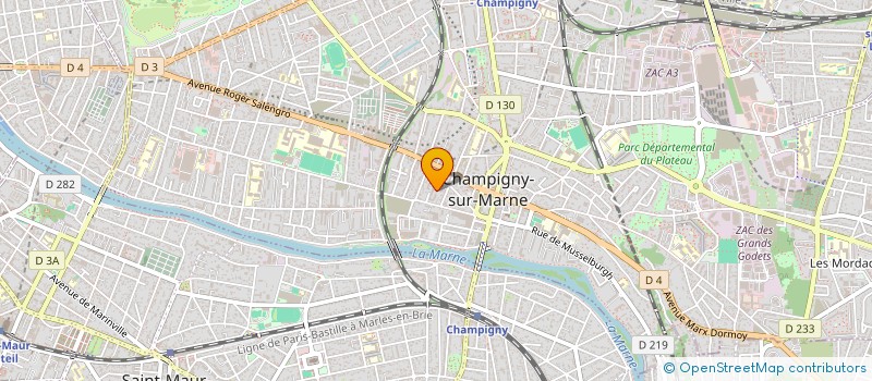 localisation de l'entreprise MONSIEUR SOFIANE MAZOUZI à CHAMPIGNY-SUR-MARNE