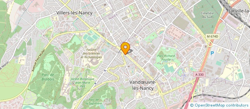 localisation de l'entreprise MONSIEUR SOFIANE MEDJELET  VANDUVRE-LES-NANCY