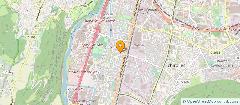 localisation de l'entreprise MONSIEUR SOFIANE MEGHARA  ECHIROLLES