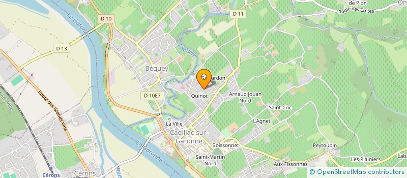 localisation de l'entreprise MONSIEUR SOFIANE MENOUAR  CADILLAC-SUR-GARONNE