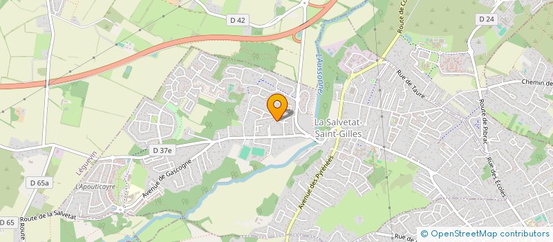 localisation de l'entreprise MONSIEUR SOFIANE MEROUANE  LA SALVETAT-SAINT-GILLES
