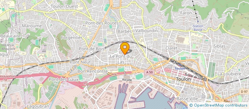 localisation de l'entreprise MONSIEUR SOFIANE MESGGUID  TOULON