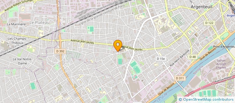 localisation de l'entreprise MONSIEUR SOFIANE MESSAOUI  ARGENTEUIL