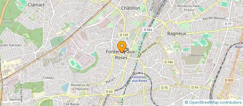 localisation de l'entreprise MONSIEUR SOFIANE MESSILI à FONTENAY-AUX-ROSES