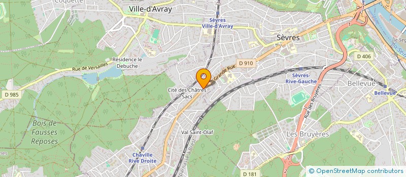 localisation de l'entreprise MONSIEUR SOFIANE MEZINE à CHAVILLE