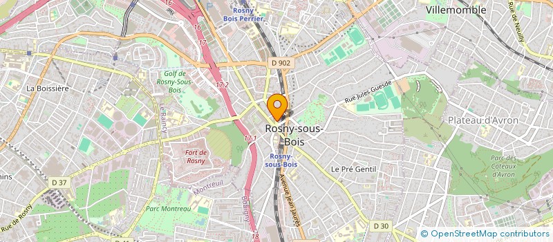 localisation de l'entreprise MONSIEUR SOFIANE MISSOUR à ROSNY-SOUS-BOIS