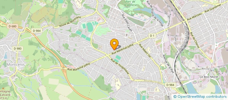 localisation de l'entreprise MONSIEUR SOFIANE MOUHAMADI  LE CREUSOT