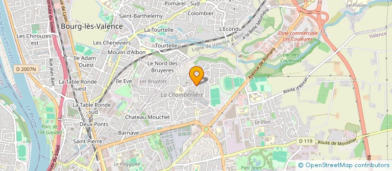 localisation de l'entreprise MONSIEUR SOFIANE MOULHAM à VALENCE