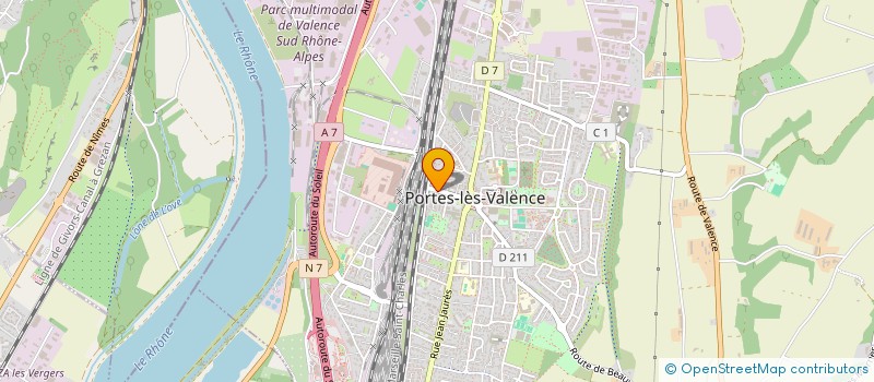 localisation de l'entreprise MONSIEUR SOFIANE MOUSKI  PORTES-LES-VALENCE