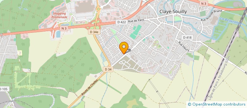 localisation de l'entreprise MONSIEUR SOFIANE MOUSSAOUI  CLAYE-SOUILLY