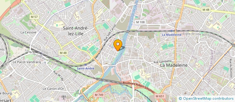 localisation de l'entreprise MONSIEUR SOFIANE NAIDJAH à SAINT-ANDRE-LEZ-LILLE