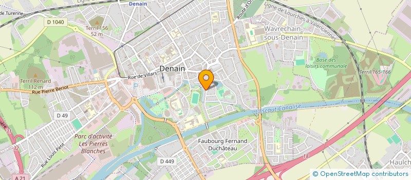 localisation de l'entreprise MONSIEUR SOFIANE NAILI  DENAIN