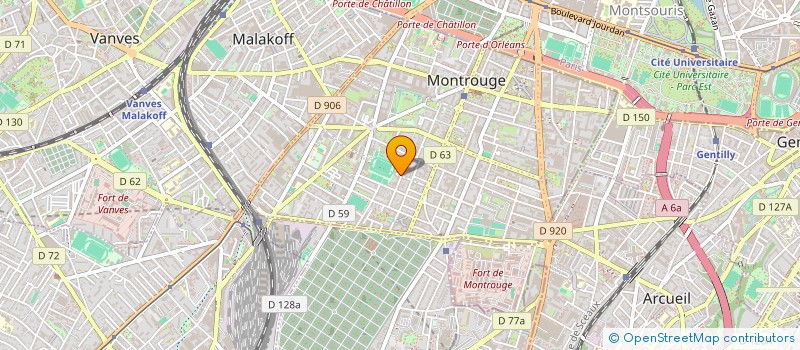 localisation de l'entreprise MONSIEUR SOFIANE NASRI  MONTROUGE