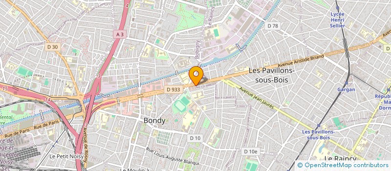 localisation de l'entreprise MONSIEUR SOFIANE OLIVEIRA  BONDY