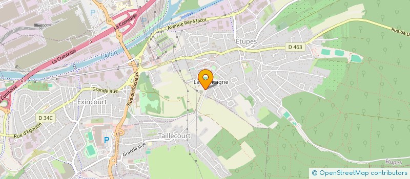 localisation de l'entreprise MONSIEUR SOFIANE OUARDI  ETUPES