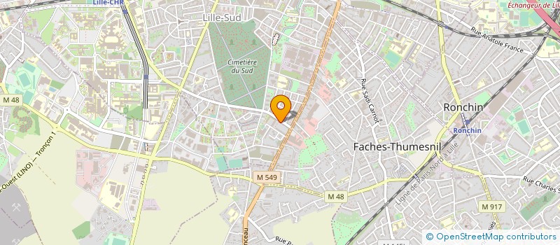 localisation de l'entreprise MONSIEUR SOFIANE OUESLATI à LILLE
