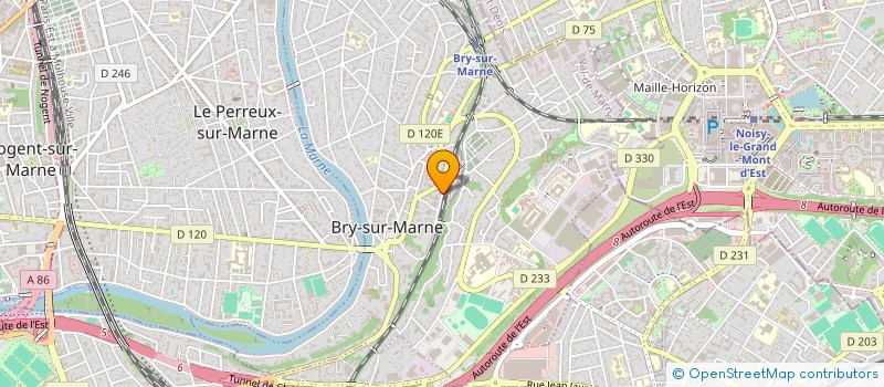 localisation de l'entreprise MONSIEUR SOFIANE PHILETAS  BRY-SUR-MARNE