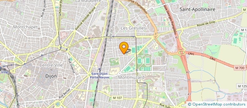 localisation de l'entreprise MONSIEUR SOFIANE PREDY à DIJON
