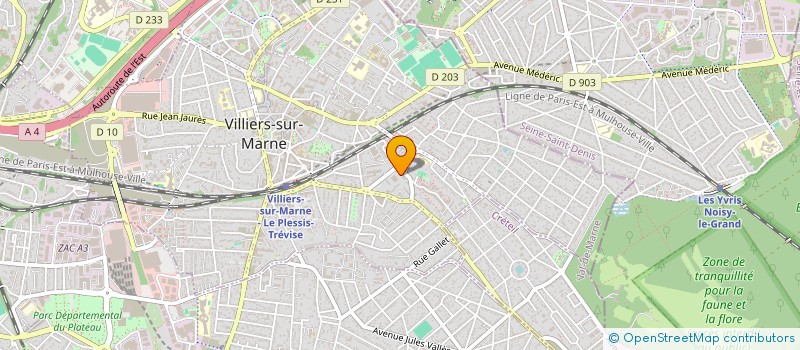 localisation de l'entreprise MONSIEUR SOFIANE PREVOTE à VILLIERS-SUR-MARNE