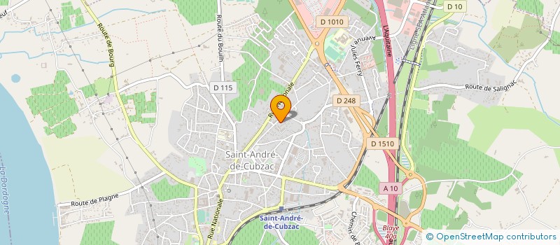 localisation de l'entreprise MONSIEUR SOFIANE QUOIT  SAINT-ANDRE-DE-CUBZAC